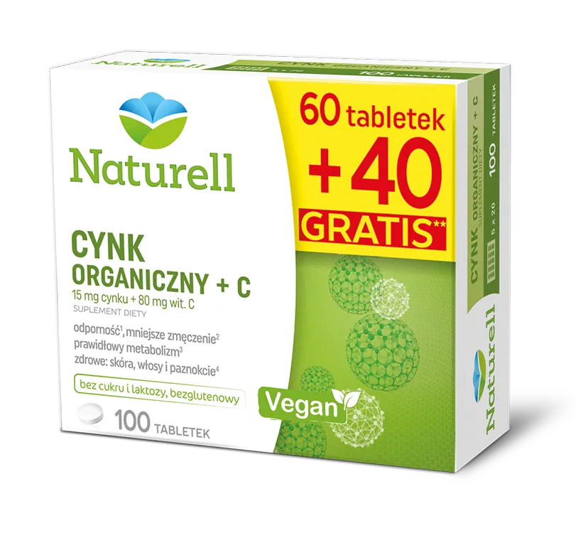 Cynk organiczny + C 100 tabl.