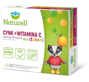 Naturell cynk + witamina C dla dzieci